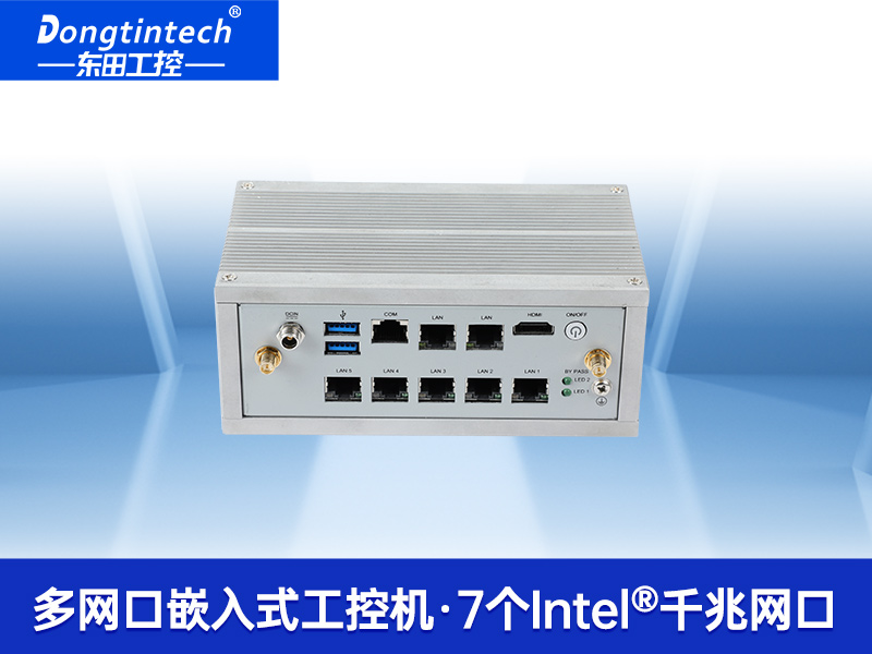 多网口嵌入式工控机|7个千兆网口|DTB-3210-J6412