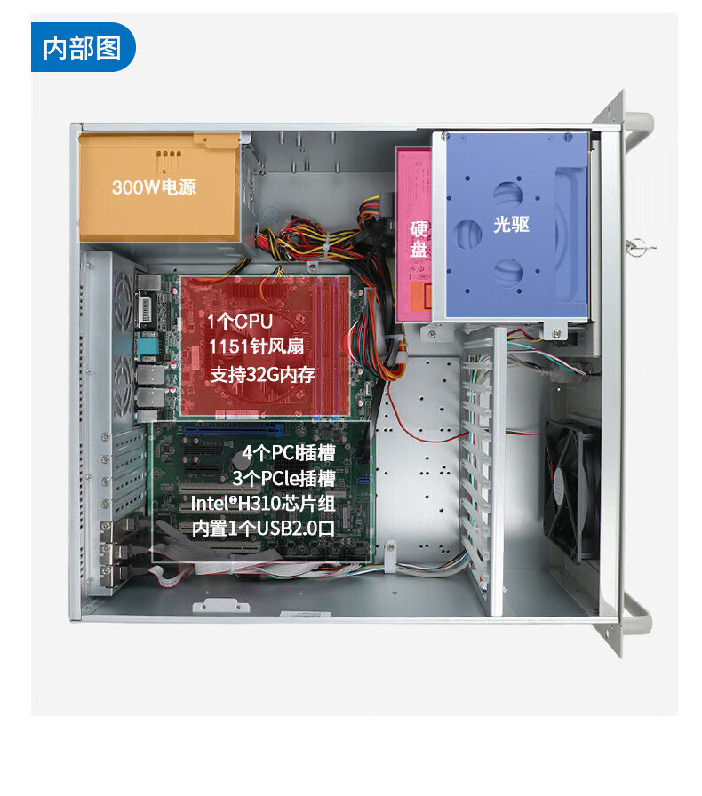 酷睿9代上架式工控机,智慧工地管理系统工控主机,DT-610L-BH31CMA.jpg